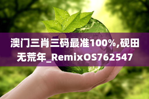 澳门三肖三码最准100%,砚田无荒年_RemixOS762547