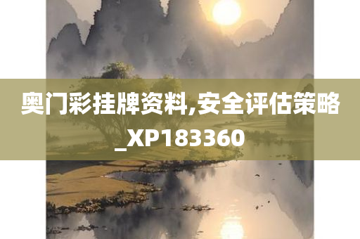 奥门彩挂牌资料,安全评估策略_XP183360