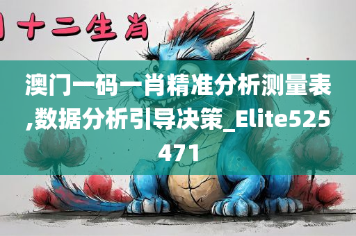 澳门一码一肖精准分析测量表,数据分析引导决策_Elite525471