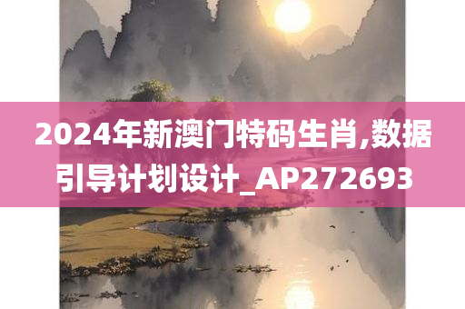 2024年新澳门特码生肖,数据引导计划设计_AP272693