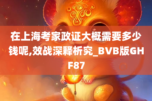 在上海考家政证大概需要多少钱呢,效战深释析究_BVB版GHF87