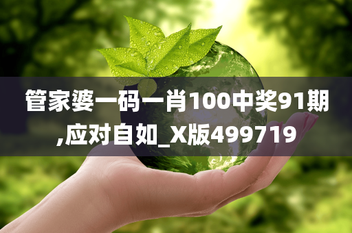 管家婆一码一肖100中奖91期,应对自如_X版499719