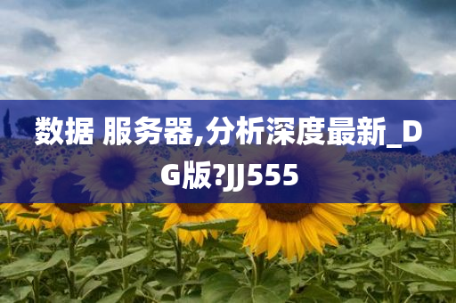 数据 服务器,分析深度最新_DG版?JJ555