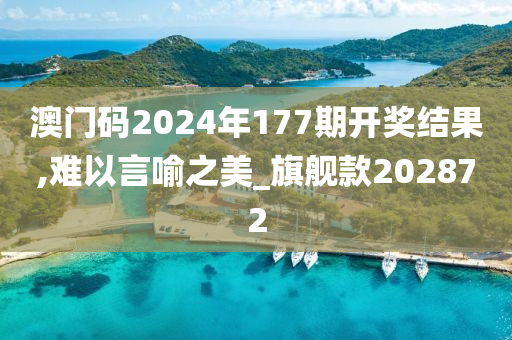 澳门码2024年177期开奖结果,难以言喻之美_旗舰款202872