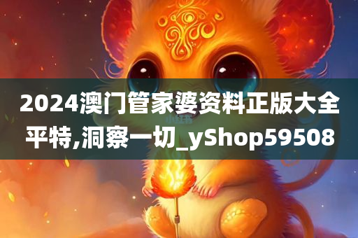 2024澳门管家婆资料正版大全平特,洞察一切_yShop595080