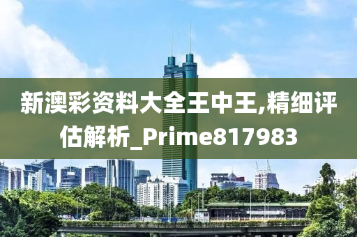 新澳彩资料大全王中王,精细评估解析_Prime817983