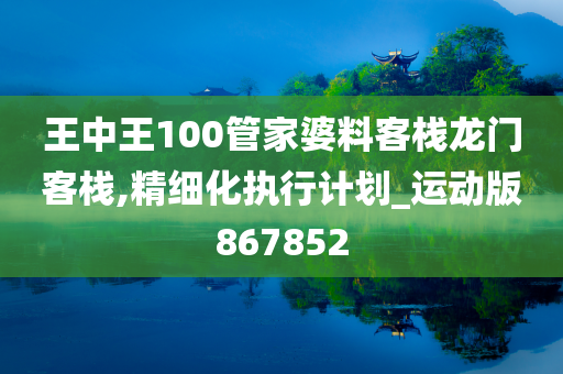 王中王100管家婆料客栈龙门客栈,精细化执行计划_运动版867852