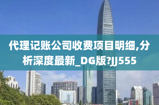 代理记账公司收费项目明细,分析深度最新_DG版?JJ555