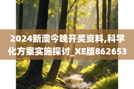 2024新澳今晚开奖资料,科学化方案实施探讨_XE版862653