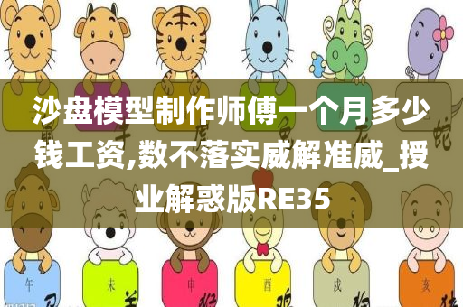 沙盘模型制作师傅一个月多少钱工资,数不落实威解准威_授业解惑版RE35