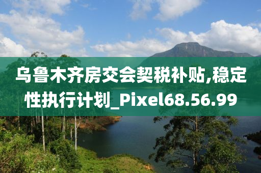 乌鲁木齐房交会契税补贴,稳定性执行计划_Pixel68.56.99