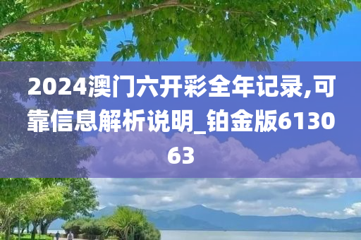 2024澳门六开彩全年记录,可靠信息解析说明_铂金版613063