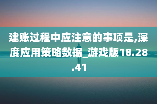 建账过程中应注意的事项是,深度应用策略数据_游戏版18.28.41