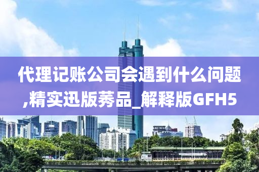 代理记账公司会遇到什么问题,精实迅版莠品_解释版GFH5