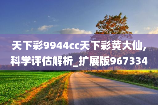 天下彩9944cc天下彩黄大仙,科学评估解析_扩展版967334