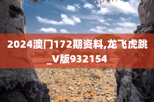 2024澳门172期资料,龙飞虎跳_V版932154