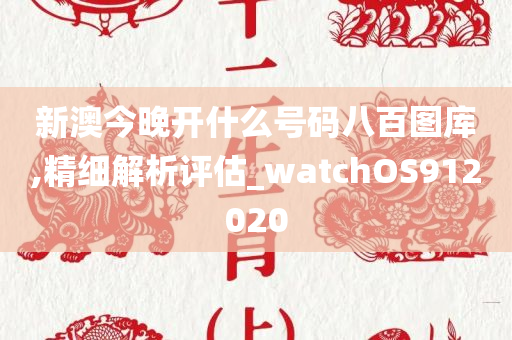 新澳今晚开什么号码八百图库,精细解析评估_watchOS912020