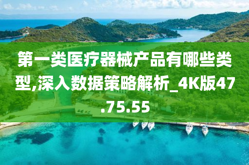 第一类医疗器械产品有哪些类型,深入数据策略解析_4K版47.75.55