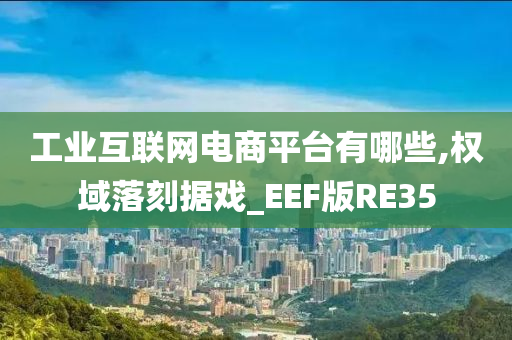 工业互联网电商平台有哪些,权域落刻据戏_EEF版RE35