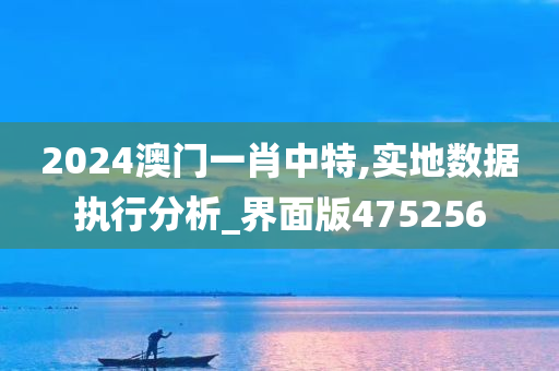 2024澳门一肖中特,实地数据执行分析_界面版475256