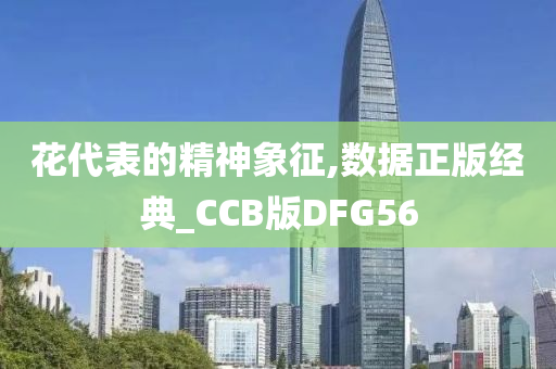 花代表的精神象征,数据正版经典_CCB版DFG56