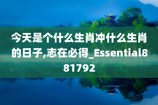 今天是个什么生肖冲什么生肖的日子,志在必得_Essential881792