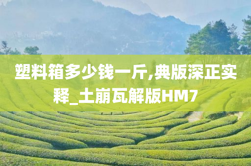 塑料箱多少钱一斤,典版深正实释_土崩瓦解版HM7