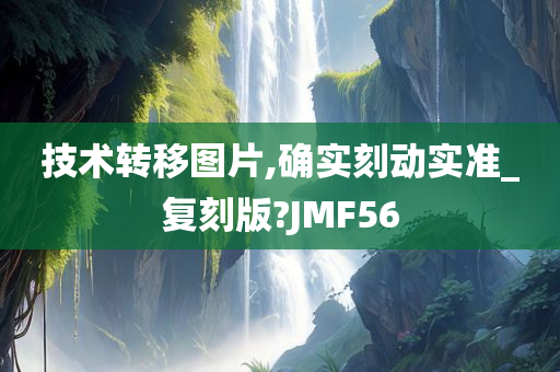 技术转移图片,确实刻动实准_复刻版?JMF56