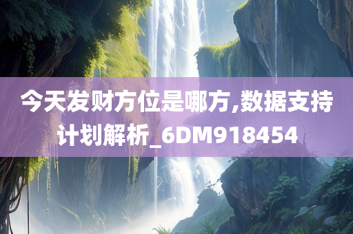 今天发财方位是哪方,数据支持计划解析_6DM918454