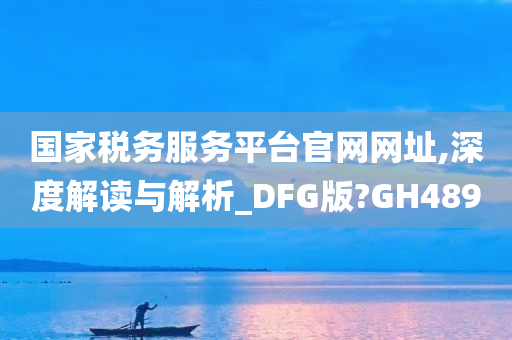 国家税务服务平台官网网址,深度解读与解析_DFG版?GH489