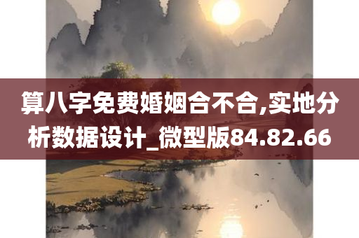 算八字免费婚姻合不合,实地分析数据设计_微型版84.82.66