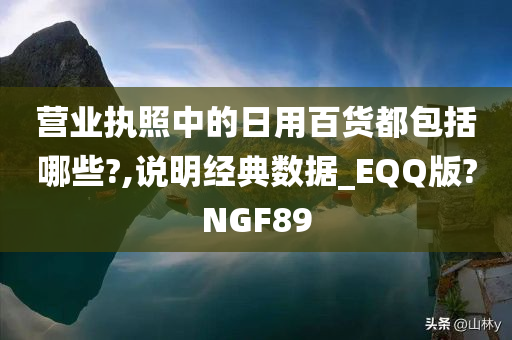 营业执照中的日用百货都包括哪些?,说明经典数据_EQQ版?NGF89