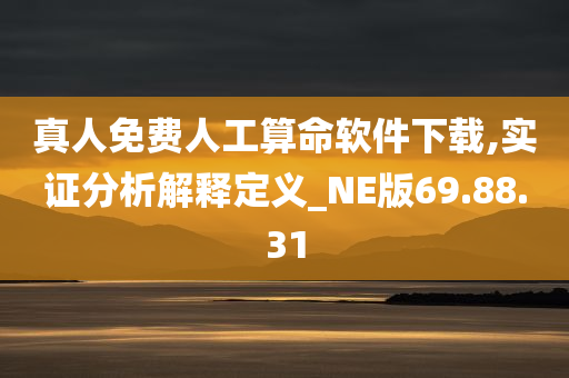 真人免费人工算命软件下载,实证分析解释定义_NE版69.88.31