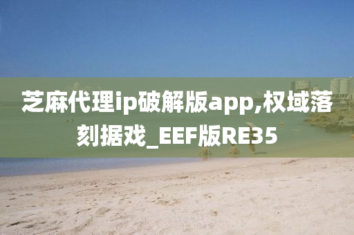 芝麻代理ip破解版app,权域落刻据戏_EEF版RE35