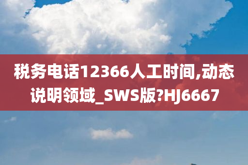 税务电话12366人工时间,动态说明领域_SWS版?HJ6667