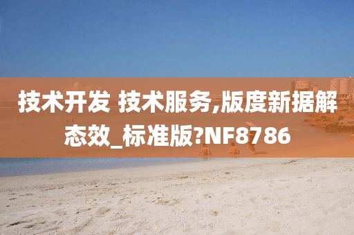 技术开发 技术服务,版度新据解态效_标准版?NF8786