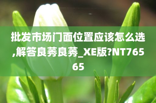 批发市场门面位置应该怎么选,解答良莠良莠_XE版?NT76565