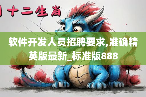 软件开发人员招聘要求,准确精英版最新_标准版888