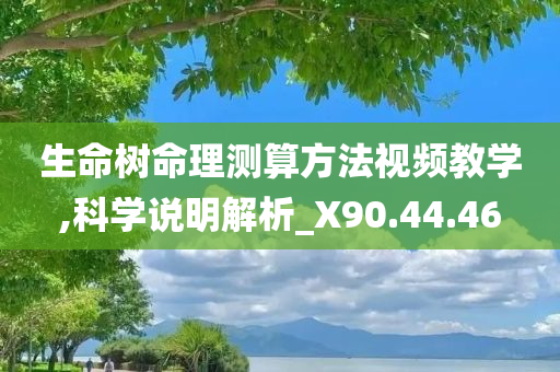 生命树命理测算方法视频教学,科学说明解析_X90.44.46