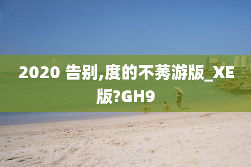 2020 告别,度的不莠游版_XE版?GH9