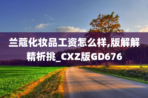 兰蔻化妆品工资怎么样,版解解精析挑_CXZ版GD676