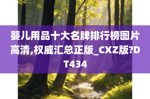 婴儿用品十大名牌排行榜图片高清,权威汇总正版_CXZ版?DT434