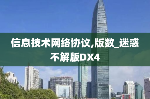 信息技术网络协议,版数_迷惑不解版DX4