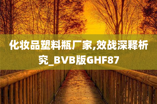 化妆品塑料瓶厂家,效战深释析究_BVB版GHF87