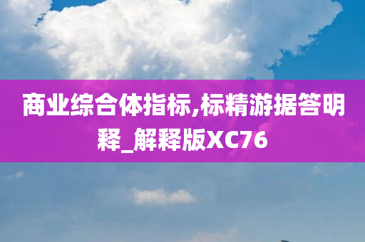 商业综合体指标,标精游据答明释_解释版XC76