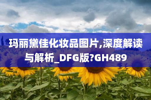 玛丽黛佳化妆品图片,深度解读与解析_DFG版?GH489