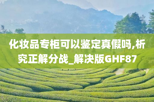 化妆品专柜可以鉴定真假吗,析究正解分战_解决版GHF87