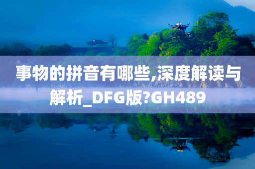 事物的拼音有哪些,深度解读与解析_DFG版?GH489