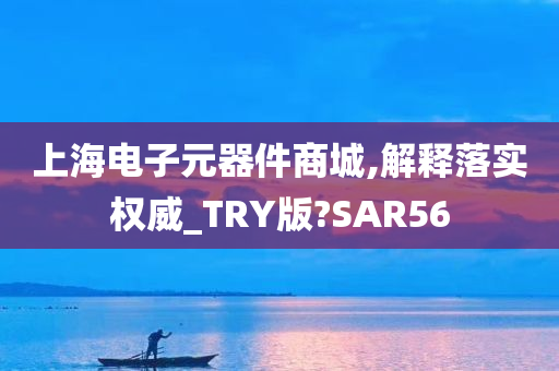 上海电子元器件商城,解释落实权威_TRY版?SAR56