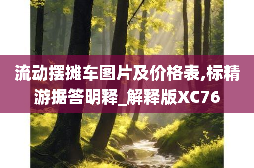 流动摆摊车图片及价格表,标精游据答明释_解释版XC76